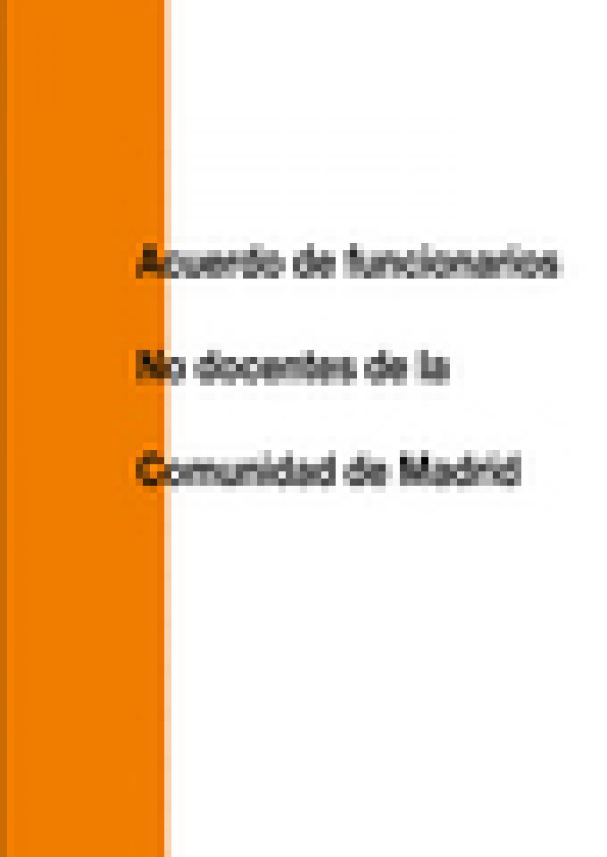 Acuerdo Sectorial para Funcionarios no docentes de la Comunidad de Madrid