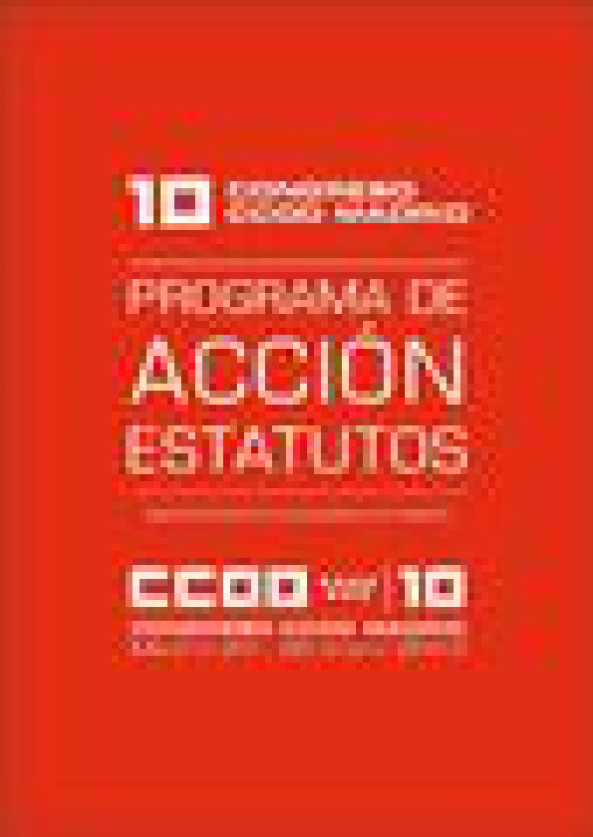 Estatutos 10 Congreso CCOO Madrid