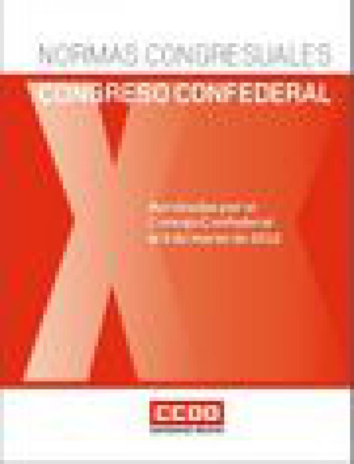 Normas del 10 Congreso Confederal de CCOO