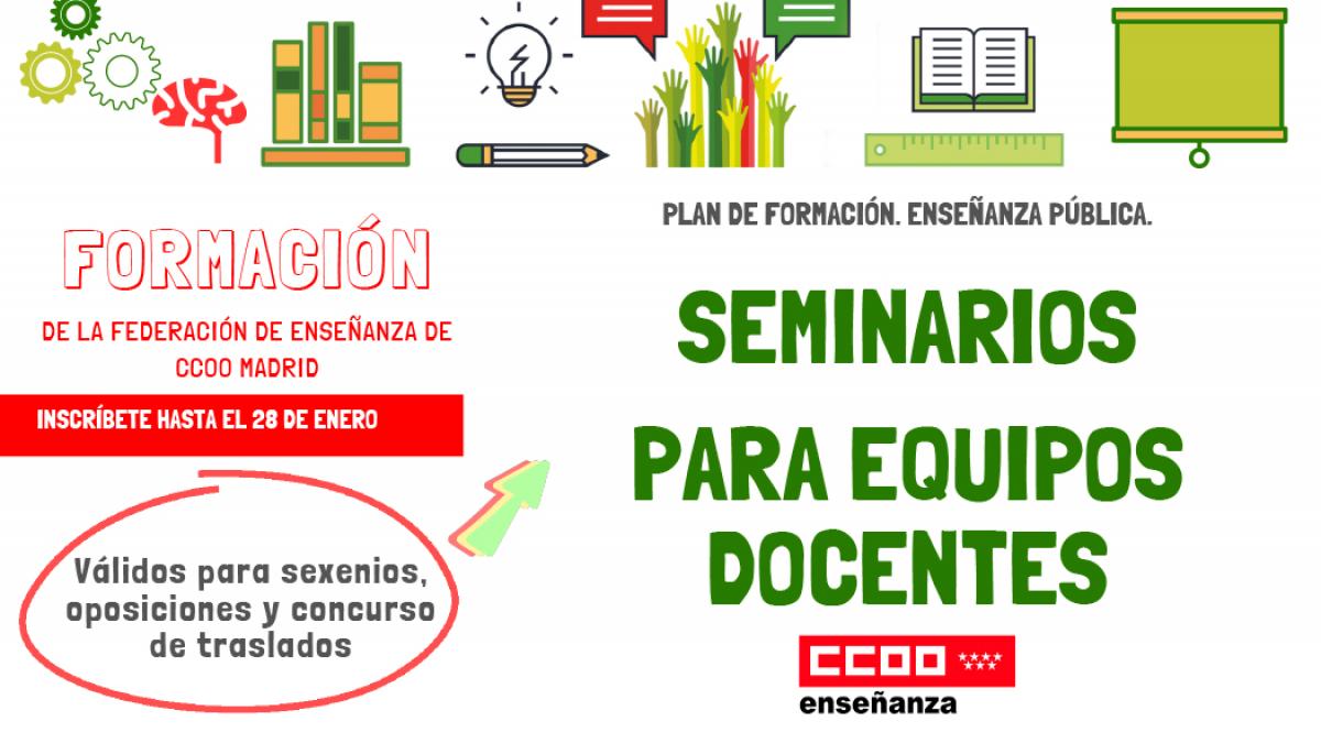 Oferta de seminarios para equipos docentes (Pública).
