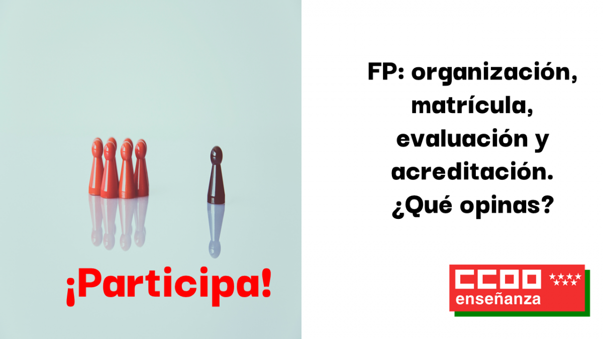FP: organización, matrícula, evaluación y acreditación.