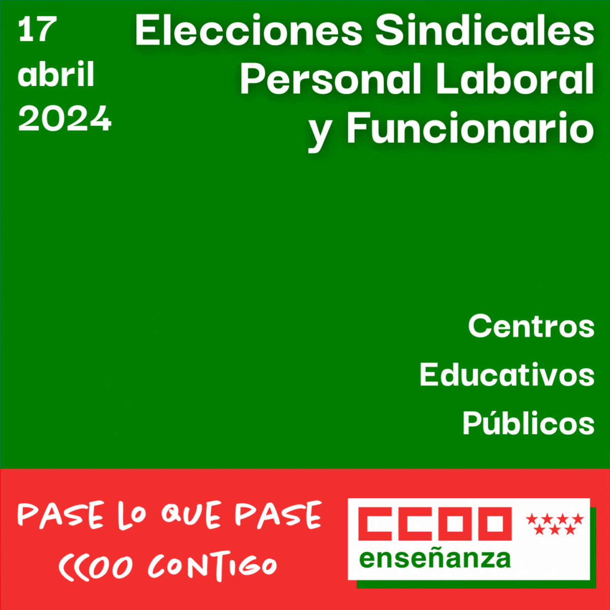 Elecciones Sindicales Personal Laboral y Funcionario 2024