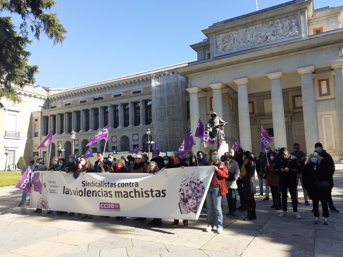 CCOO de Madrid se moviliza contra la violencia machista 08/11/2021