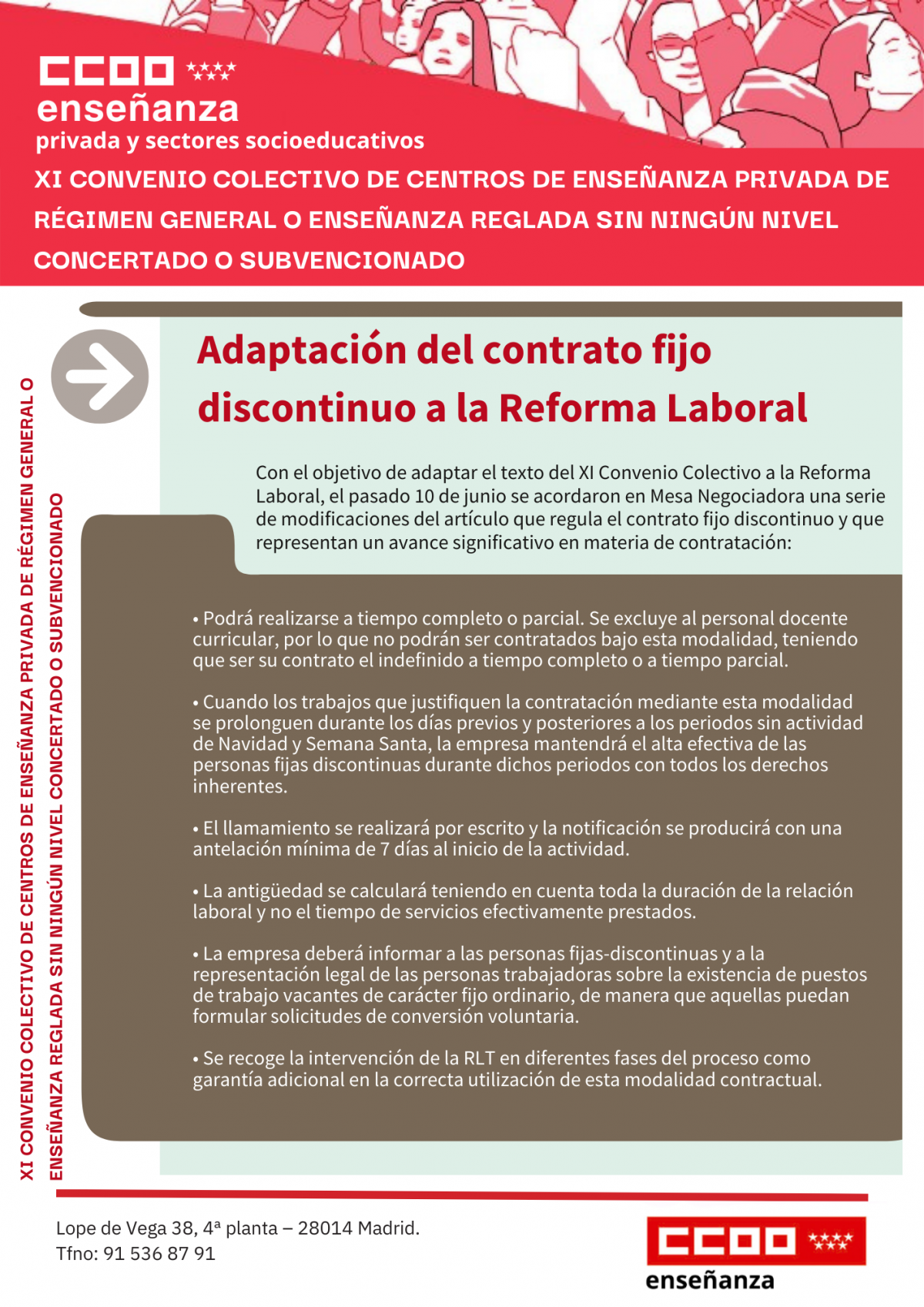 Adaptacin del Contrato Fijo Discontinuo a la Reforma Laboral.