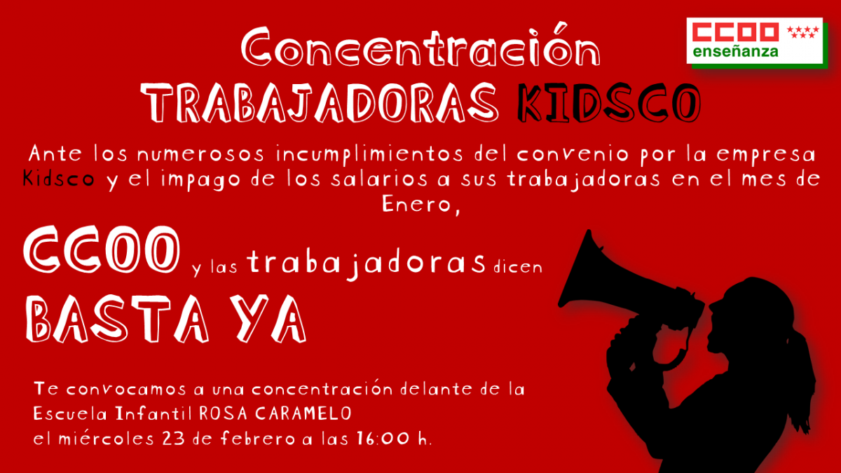 Concentracin: TRABAJADORAS KIDSCO
