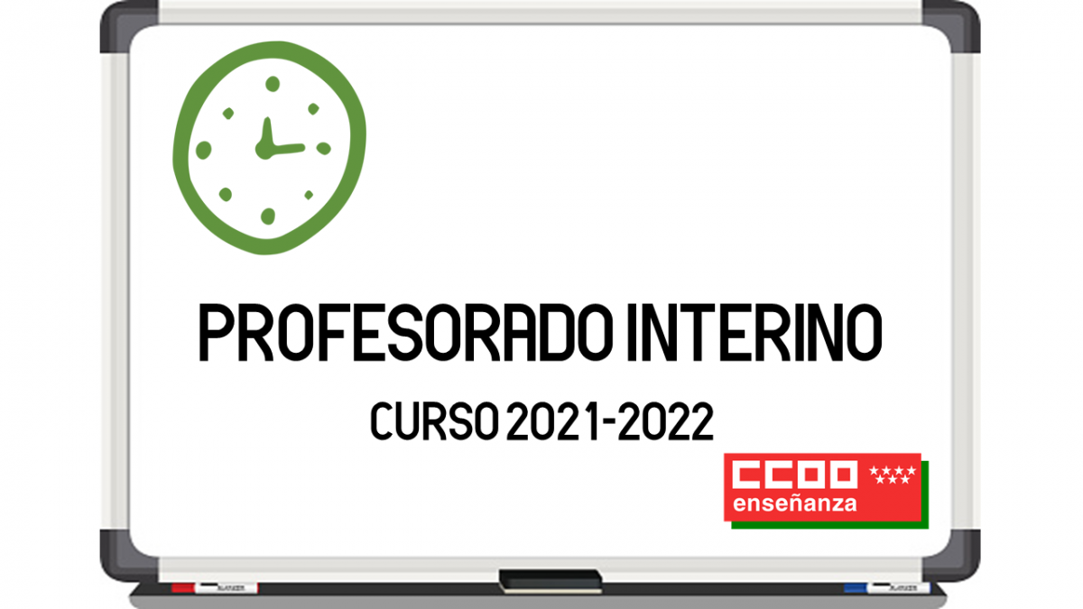 Informacin de inters para Profesores Interinos. Curso 2021/2022