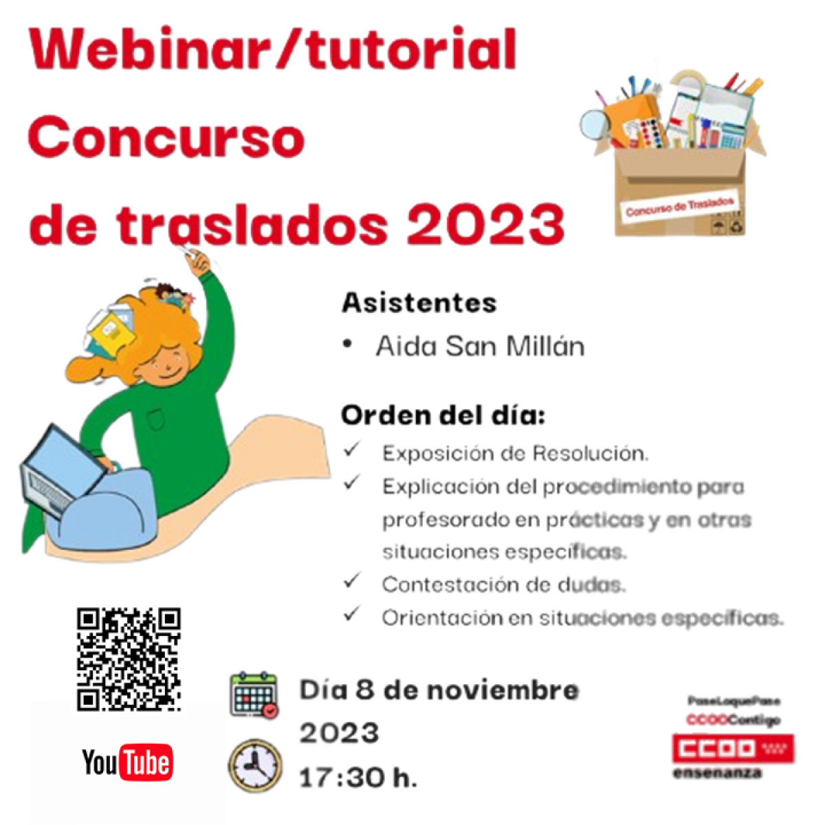 Webinar/tutorial Concurso de Traslados 2023